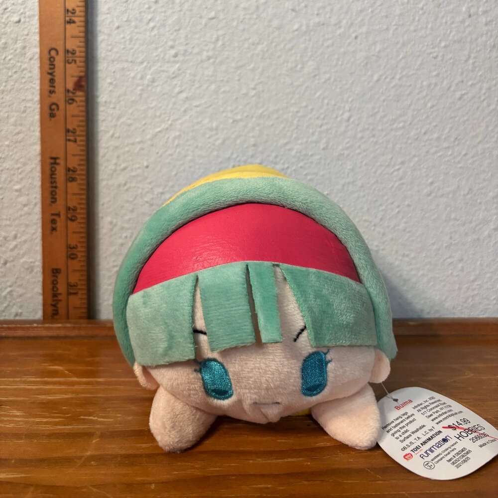 NWT Dragon Ball Z Bulma 6" Plush Mochibi Plush Stuffed Figure Toy